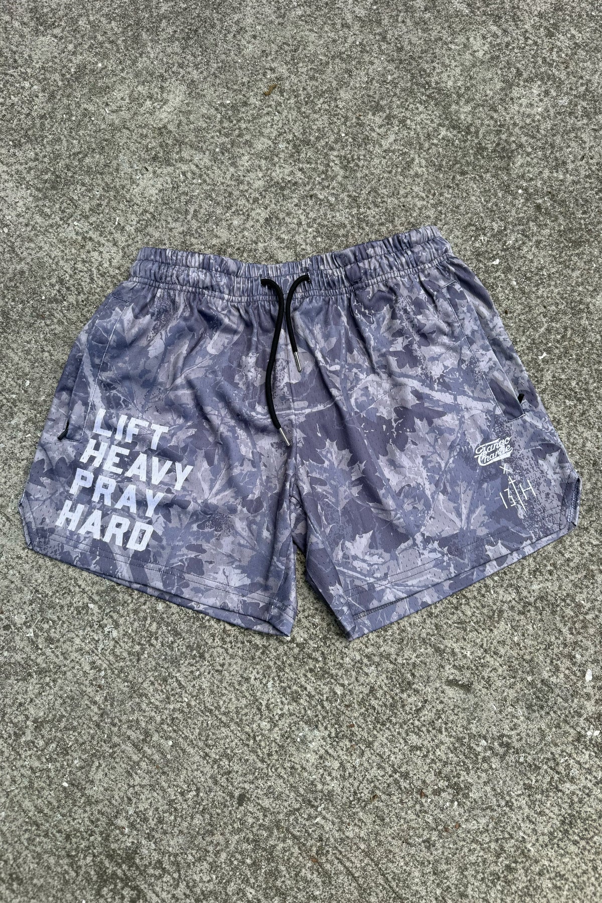 Men's Mesh Lifestyle Shorts | 5.5"- Lift Heavy Pray Hard Deadwood