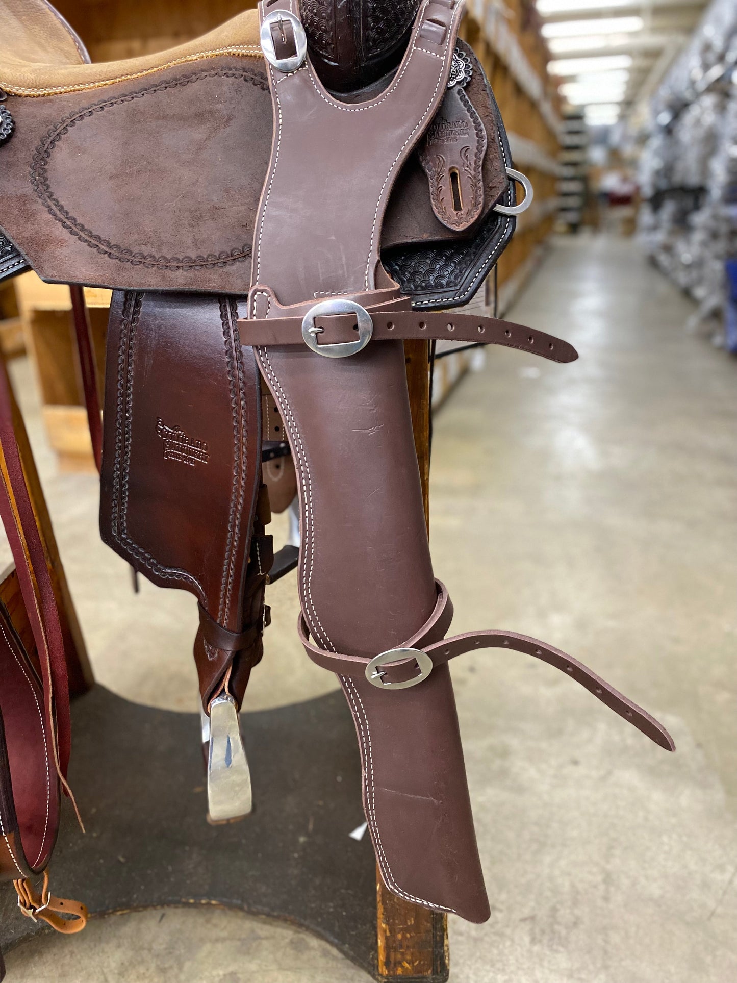 Dark Brown Horn Scabbard