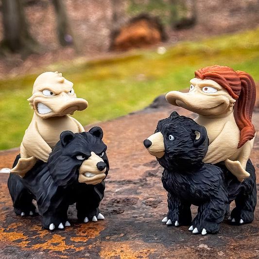 Mr. & Mrs. Smoky Duck Set