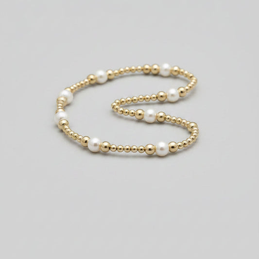 Miss Pearl 14K Gold Filled & Pearls Bracelet