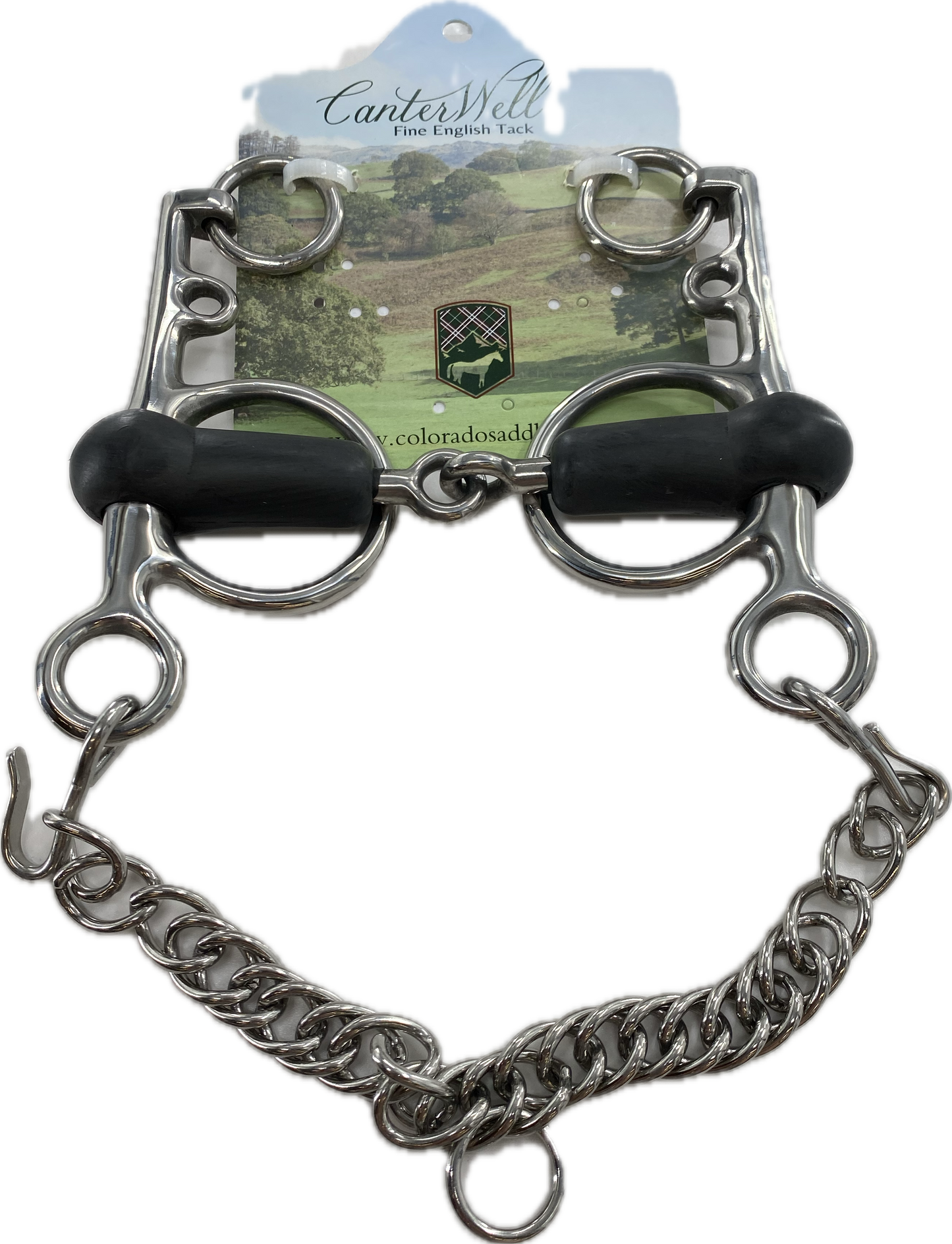 Pelham Single-jointed Rubber Bit