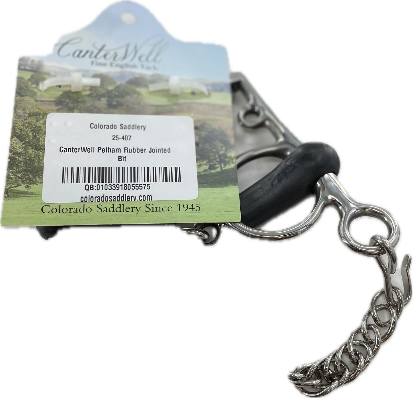 Pelham Single-jointed Rubber Bit