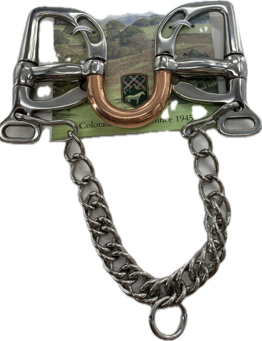 Canter Well SS Slotted Kimberwick Bit