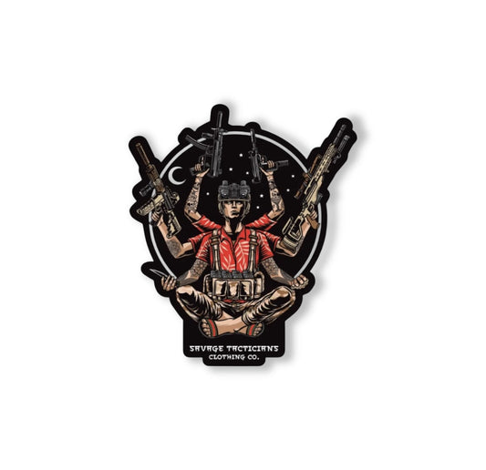 One Mind, Any Weapon Sticker