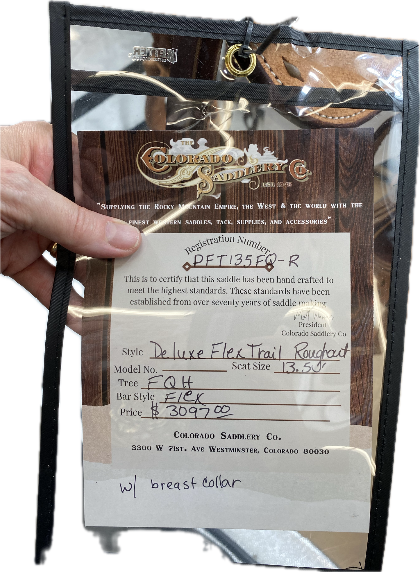 Deluxe Flex Trail Roughout 13.5"