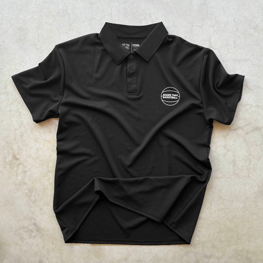 Bigger Than Basketball - Polo - Black