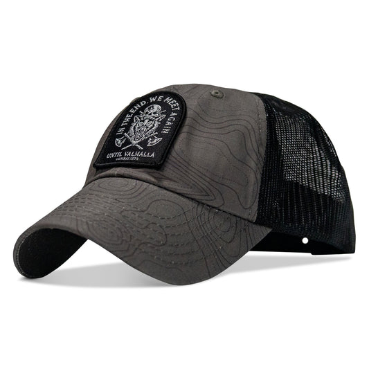In The End, We Meet Again - Until Valhalla Patch Tactical Ripstop Mesh Snapback Hat