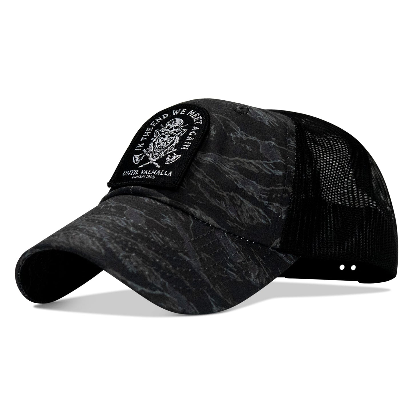 In The End, We Meet Again - Until Valhalla Patch Tactical Ripstop Mesh Snapback Hat