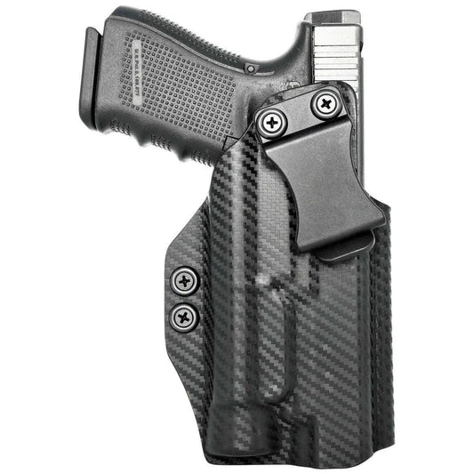 IWB Holster fits: Glock 17 19 19X 26 31 32 33 34 45 47 49 TLR-1