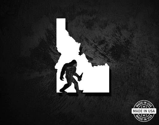 Idaho Bigfoot Beer Decal