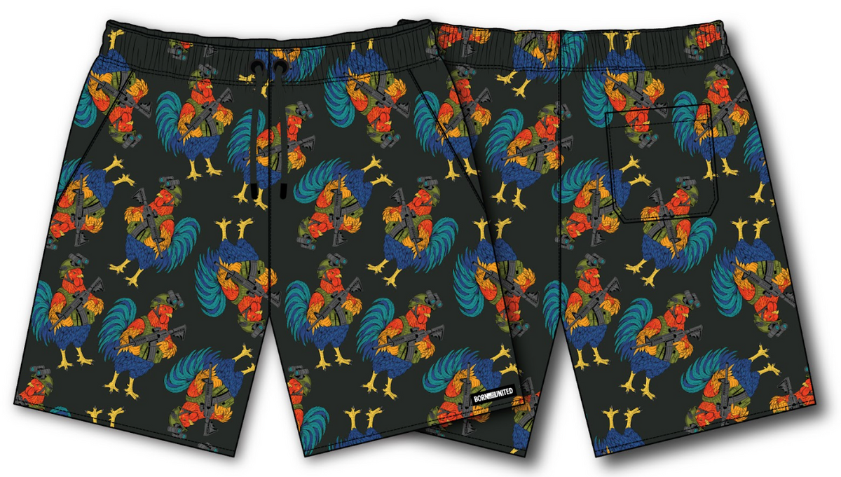 Men's Mesh Lifestyle Shorts | 5.5"- Battle Bird
