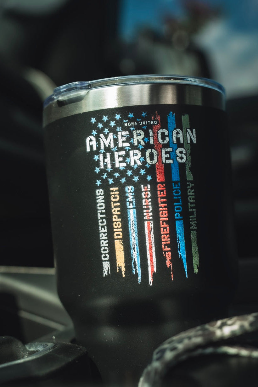 American Heroes Tumbler - 30oz