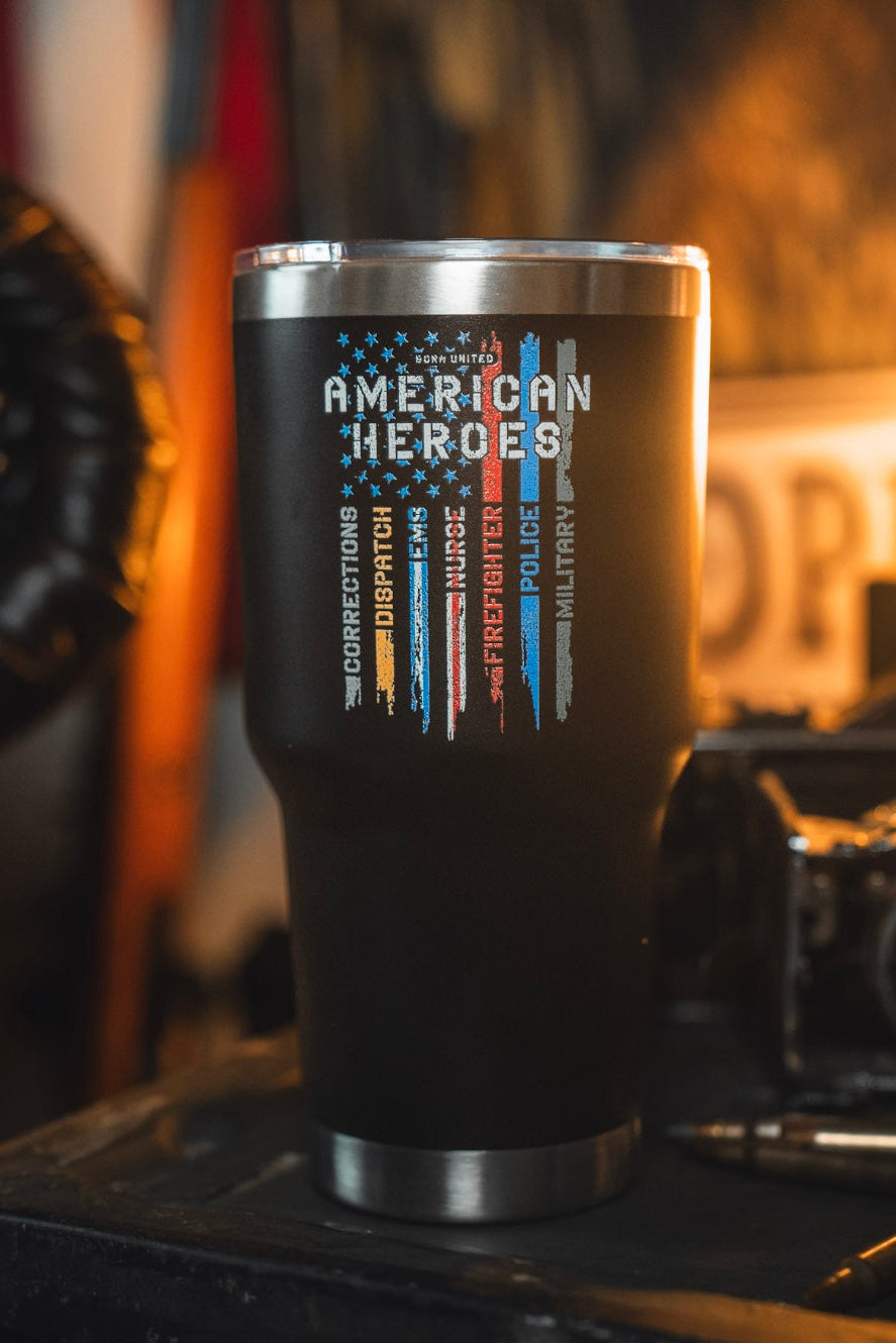 American Heroes Tumbler - 30oz