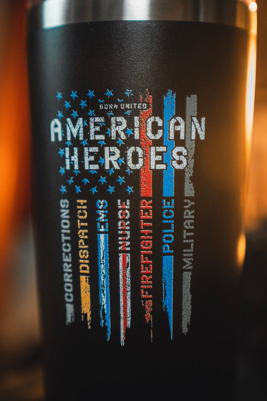 American Heroes Tumbler - 20oz