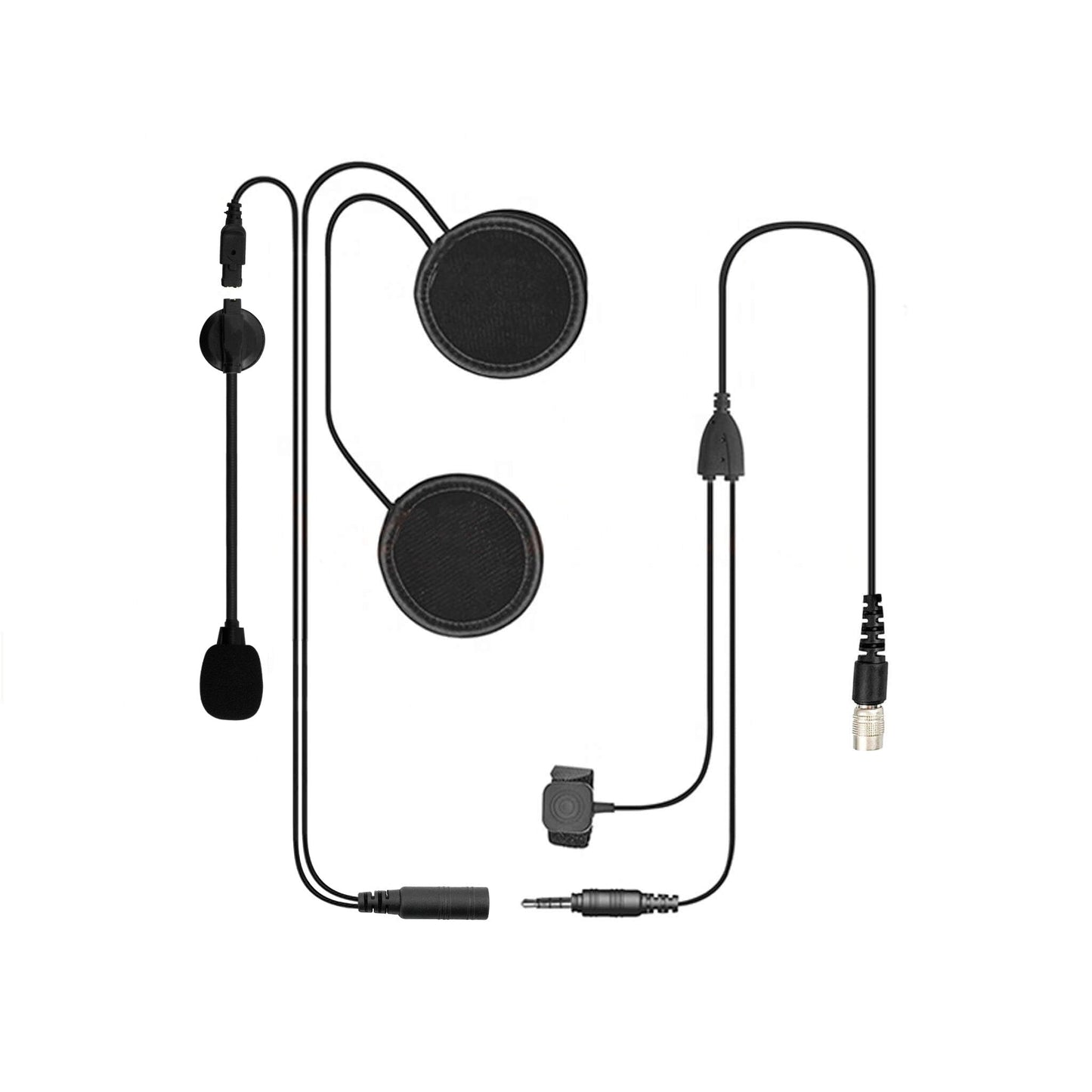 In Helmet & Push To Talk Kit - Quick Disconnect (Hirose): Harris &  M/A-Com 700P/Pi, 710P, P5100 / P7100 / P7200 Series & More