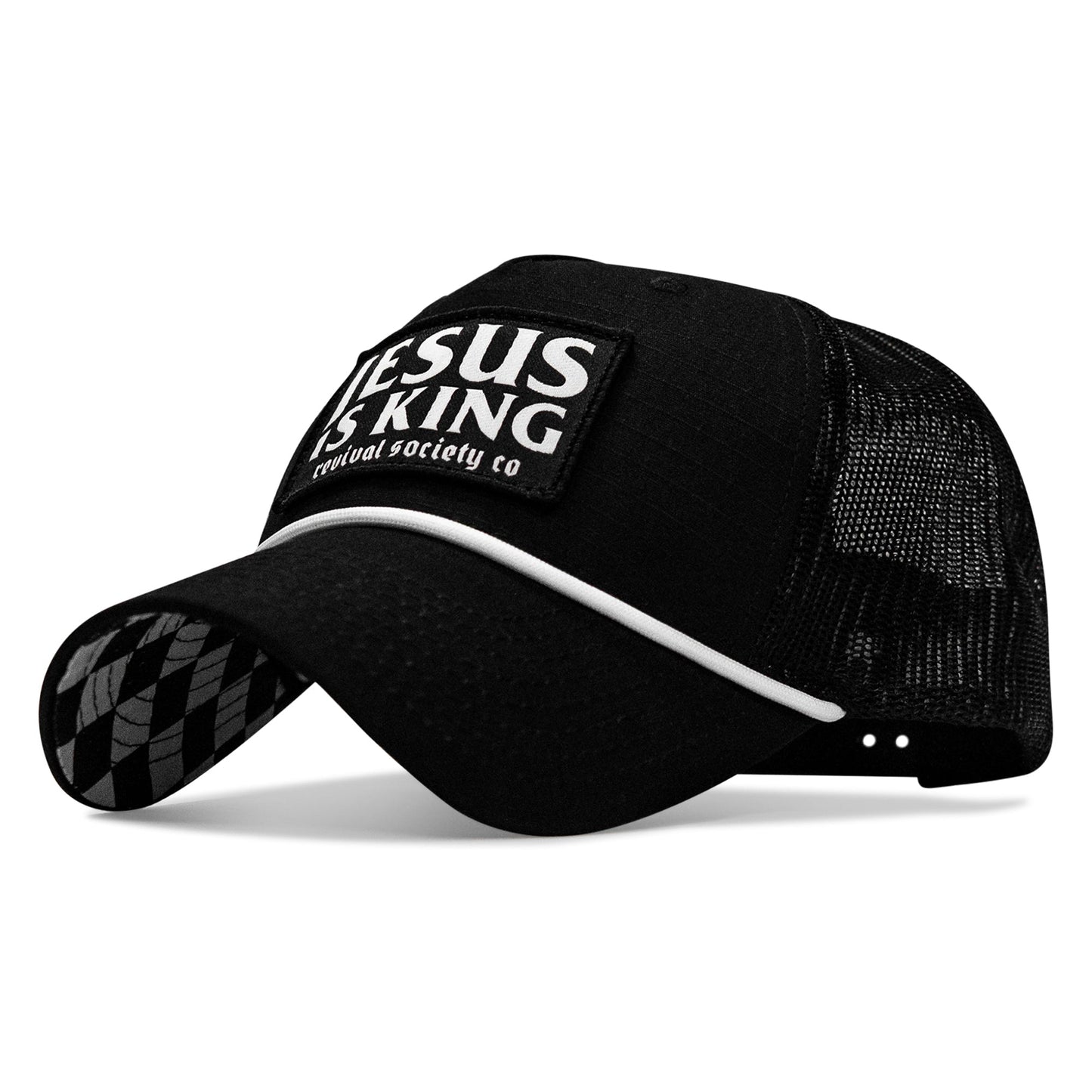 Jesus Is King Patch Rope Snapback Hat
