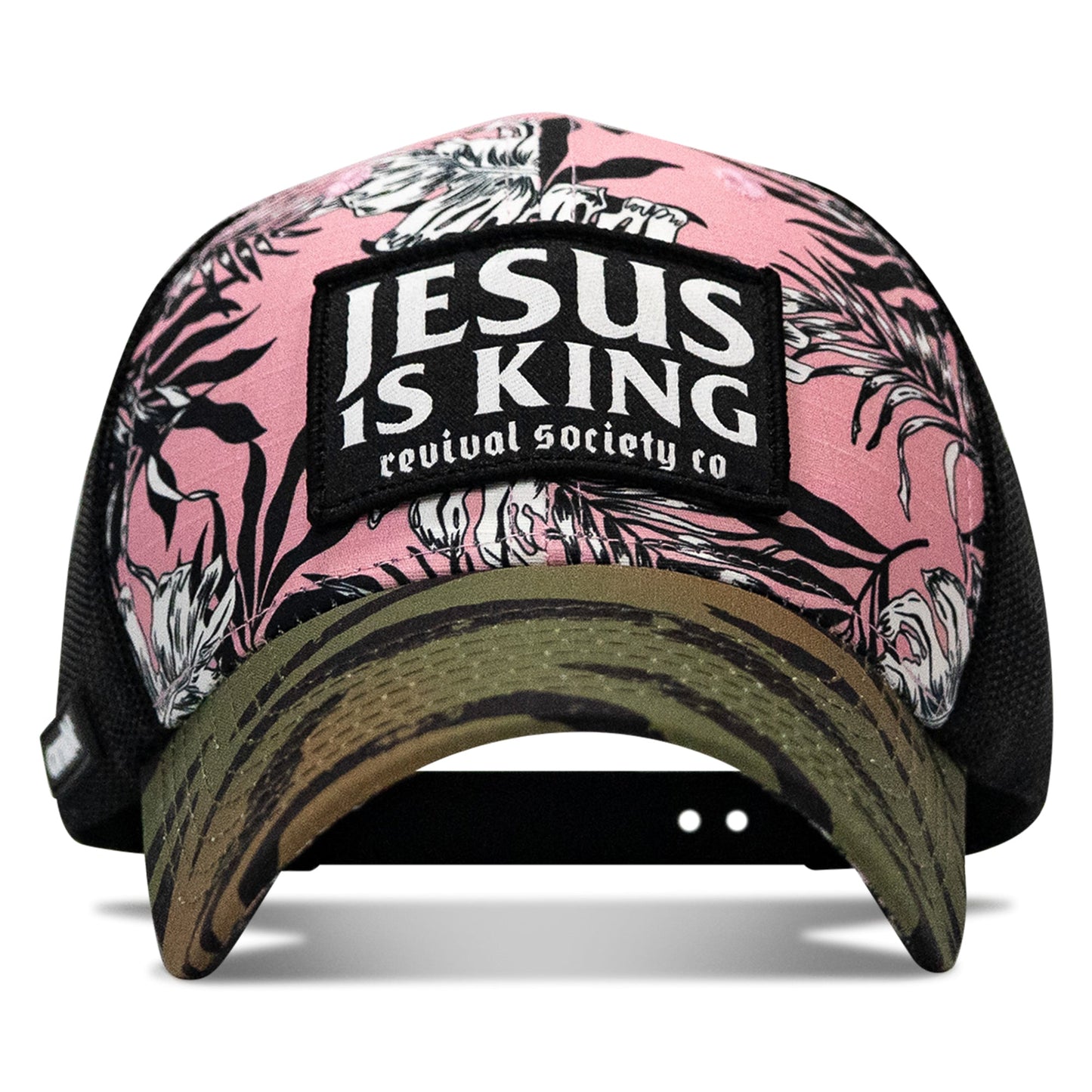 Jesus Is King Patch Original Ripstop Snapback Hat