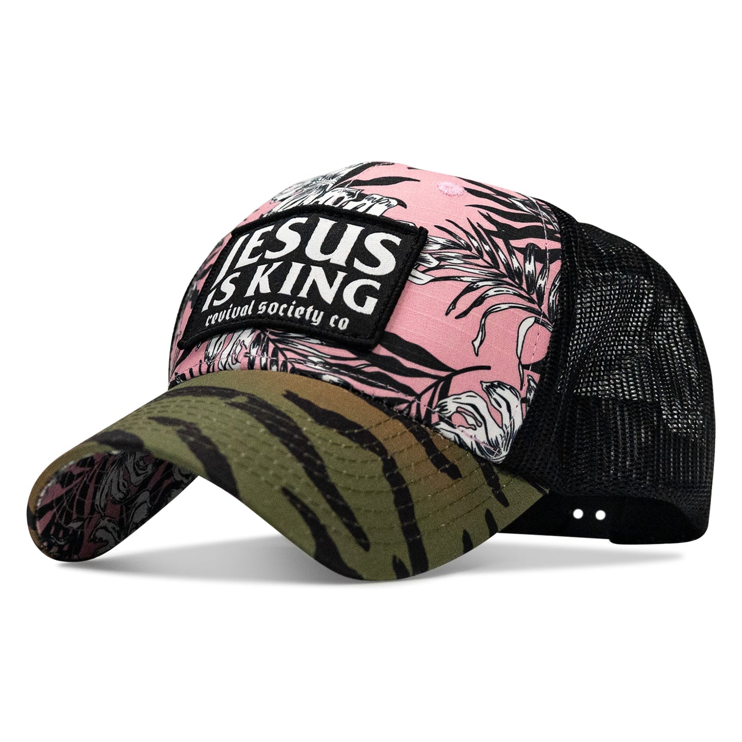 Jesus Is King Patch Original Ripstop Snapback Hat