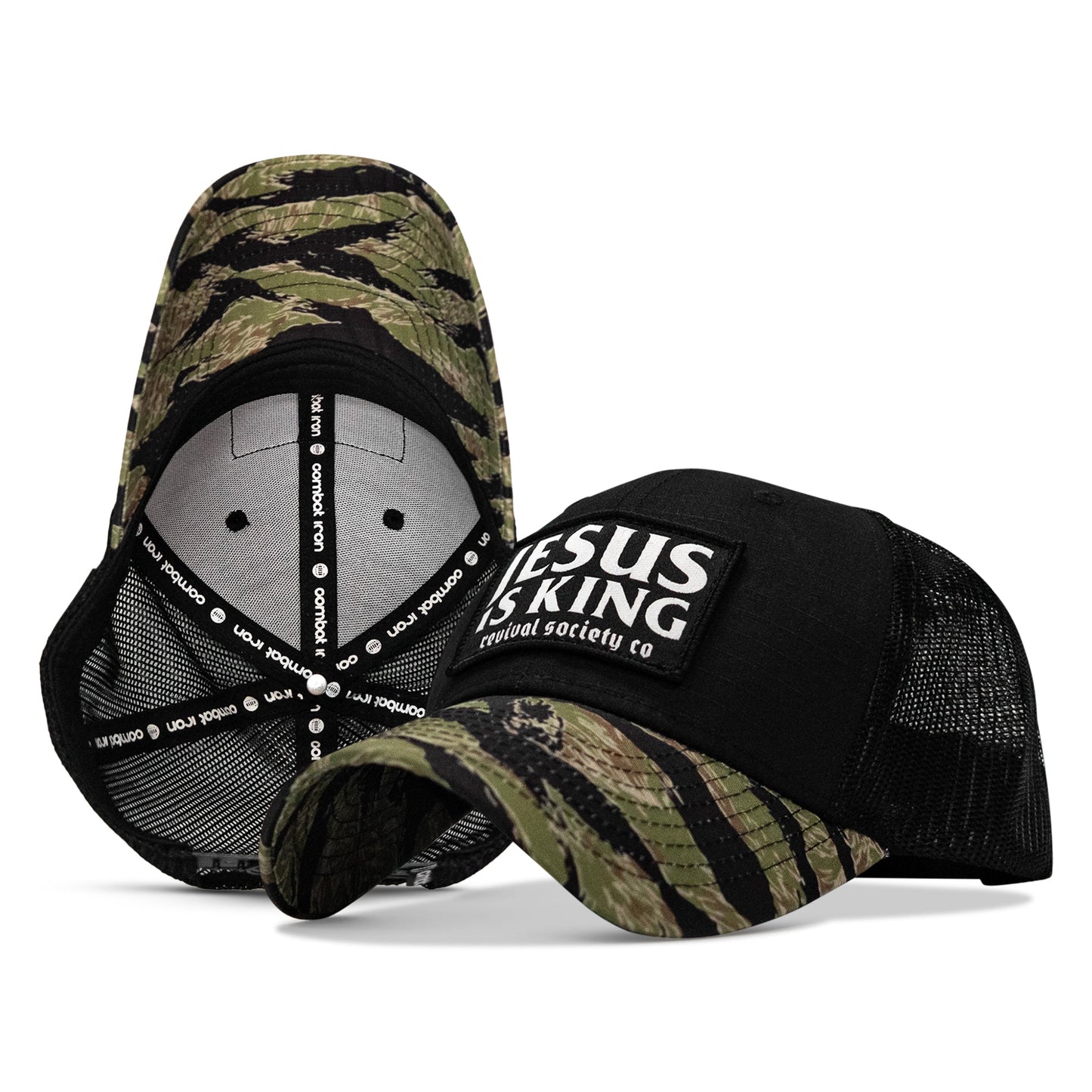 Jesus Is King Patch Original Ripstop Snapback Hat
