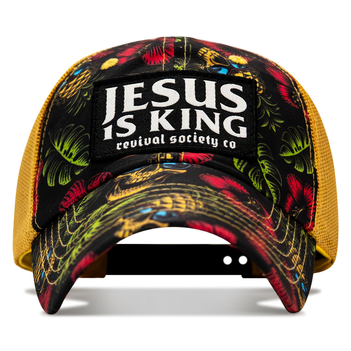 Jesus Is King Patch Tactical Ripstop Mesh Snapback Hat