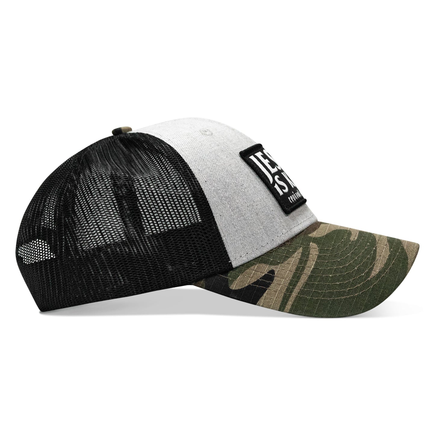 Jesus Is King Patch Original Ripstop Snapback Hat