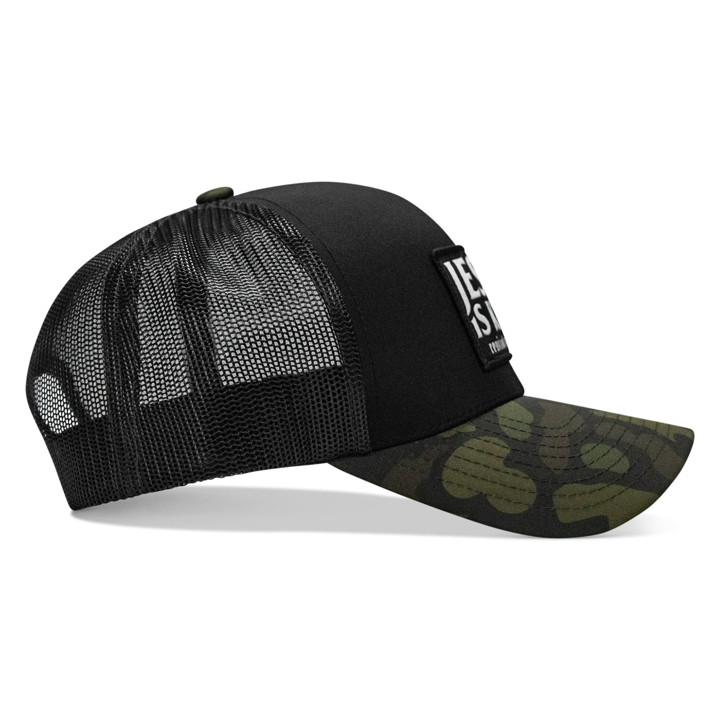 Jesus Is King Patch Snapback Hat