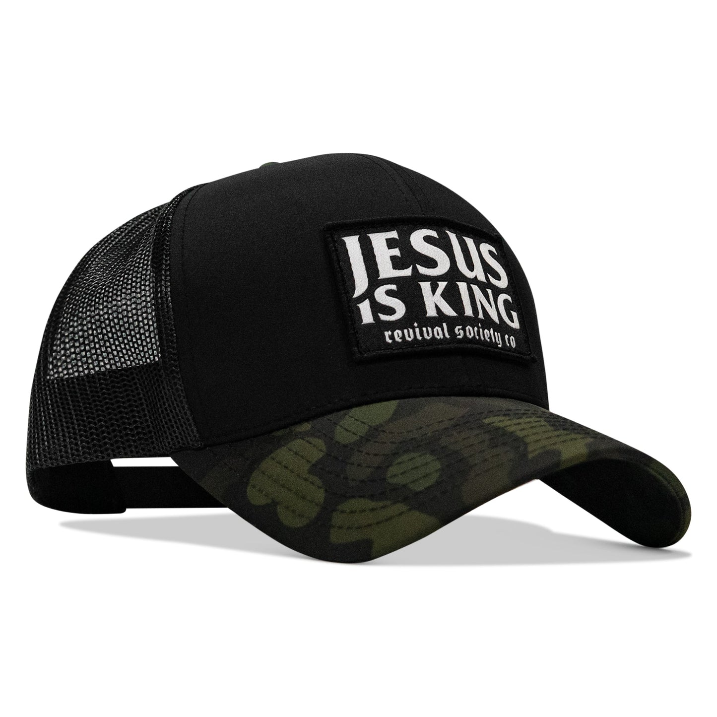 Jesus Is King Patch Snapback Hat