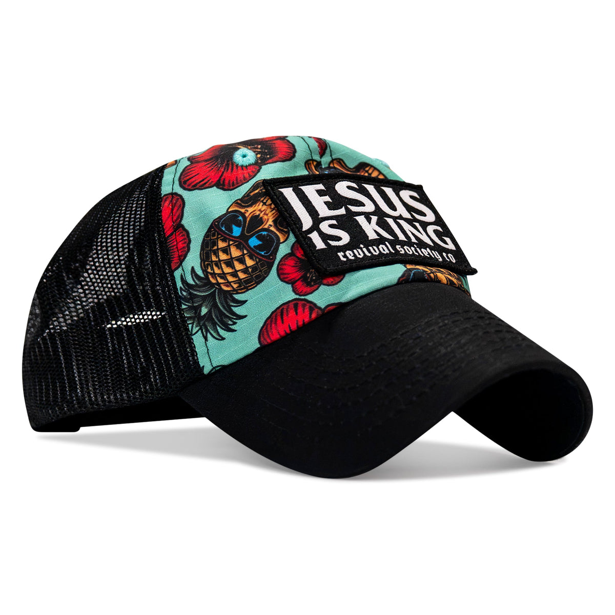 Jesus Is King Patch Tactical Ripstop Mesh Snapback Hat