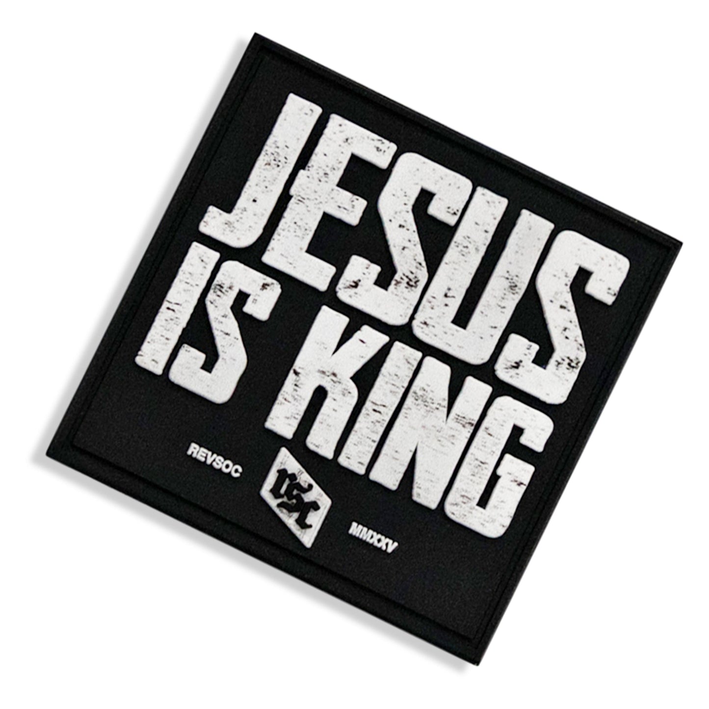 Jesus Is King PVC Patch