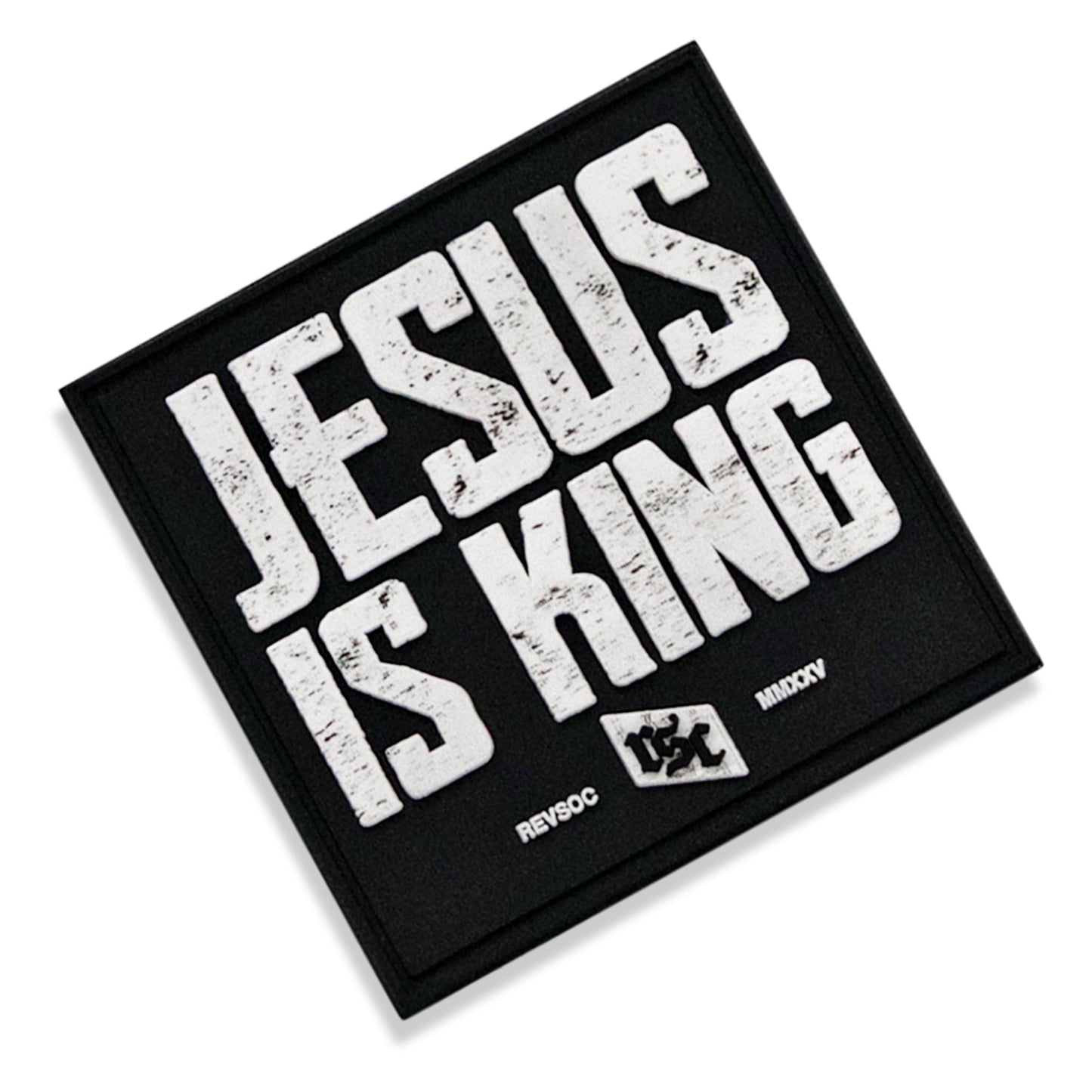 Jesus Is King PVC Patch