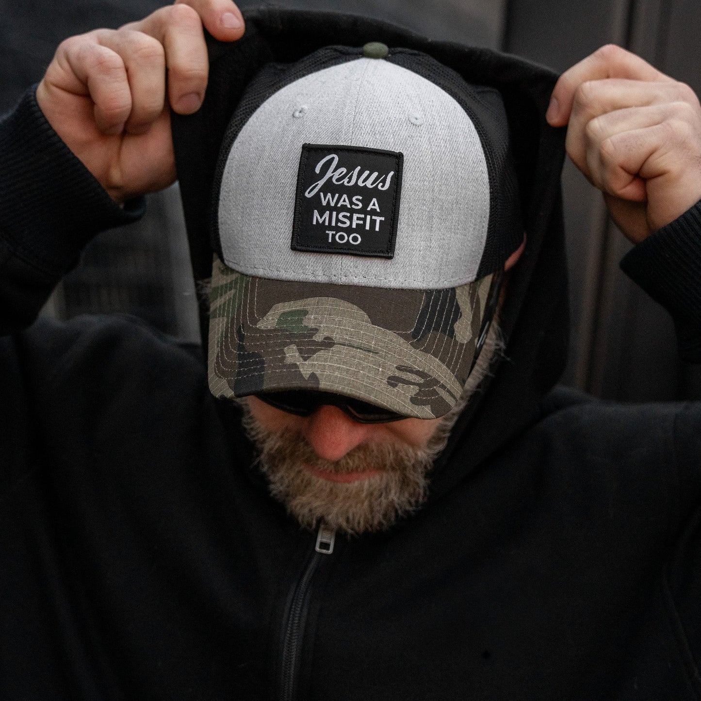 Jesus Was A Misfit Too Patch Snapback Hat