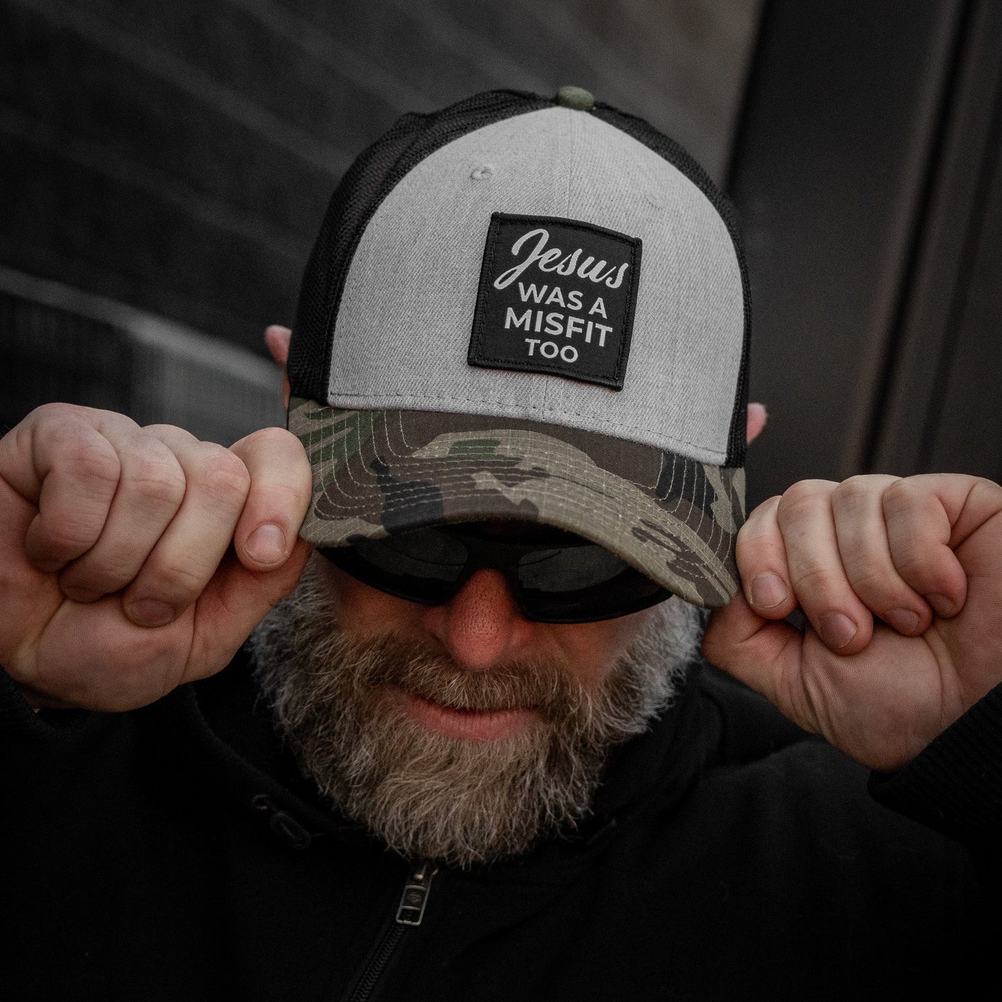 Jesus Was A Misfit Too Patch Snapback Hat