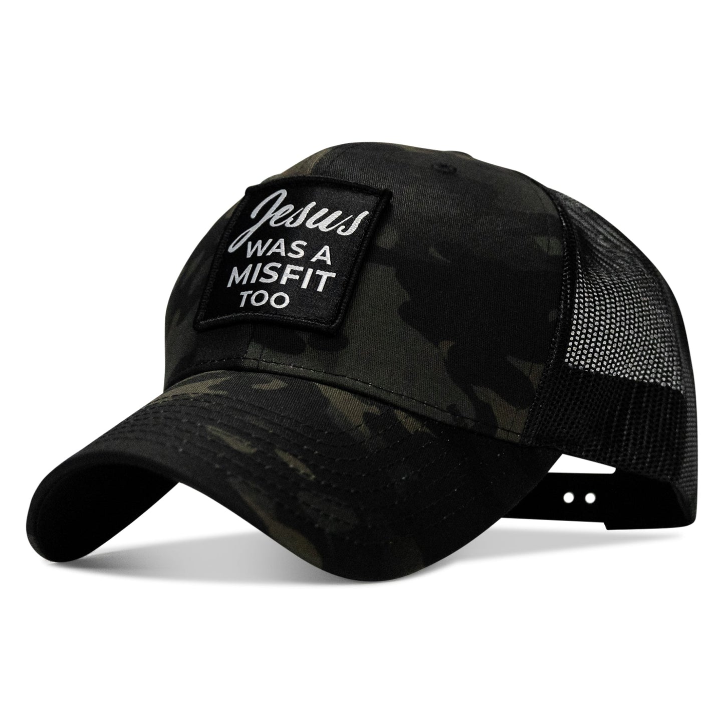 Jesus Was A Misfit Too Patch Snapback Hat