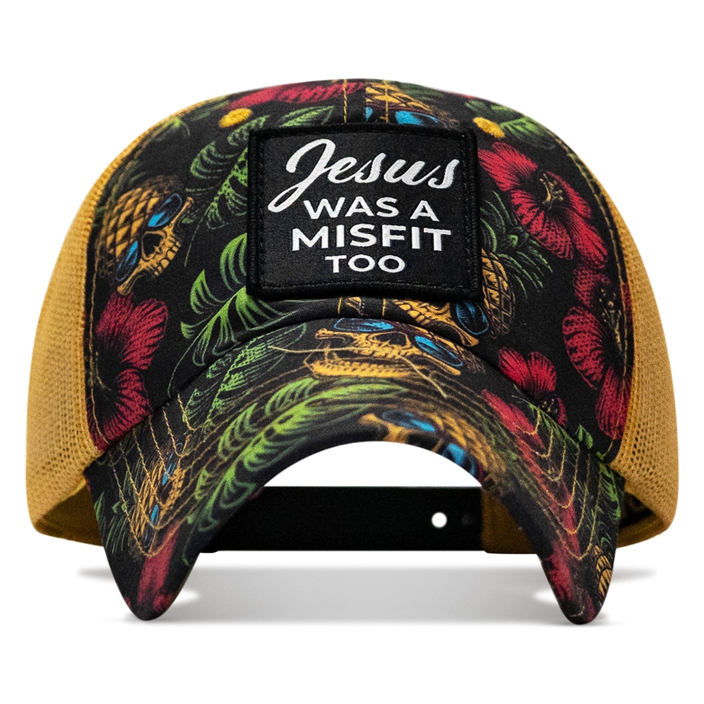 Jesus Was A Misfit Too Patch Tactical Ripstop Mesh Snapback Hat