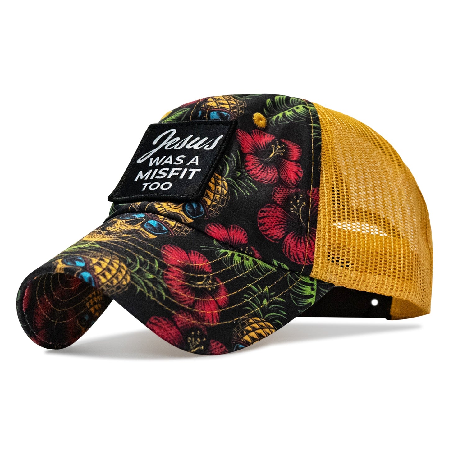 Jesus Was A Misfit Too Patch Tactical Ripstop Mesh Snapback Hat