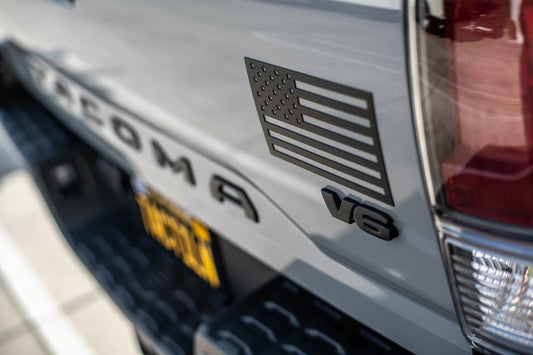 American Flag Vehicle Magnets - Black (Best-Seller)