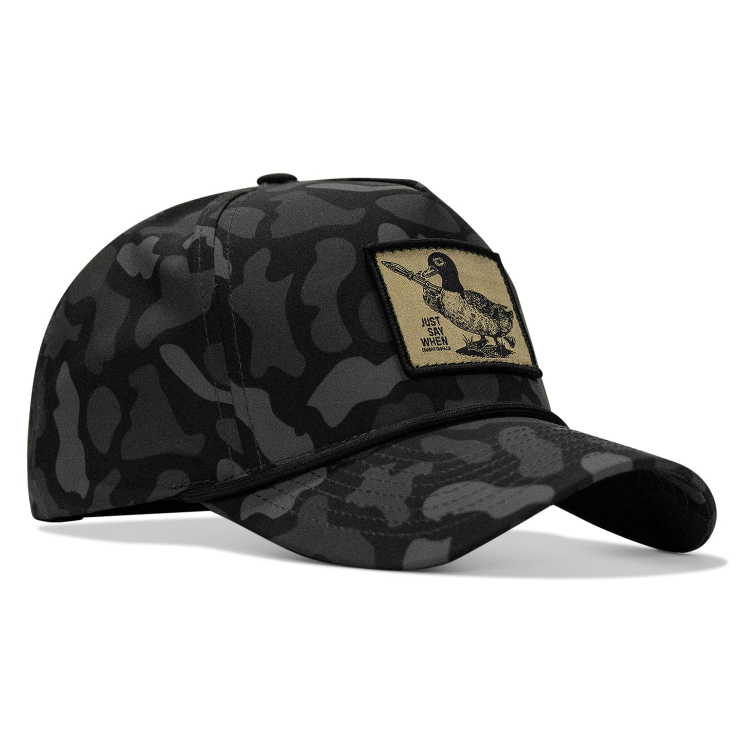 Just Say When Patch 5 Pannel Rope Snapback
