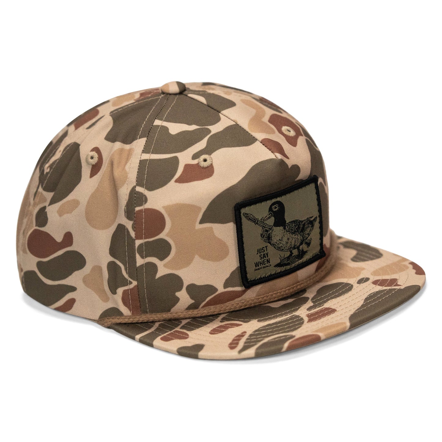 Just Say When Patch Flatbill Hat