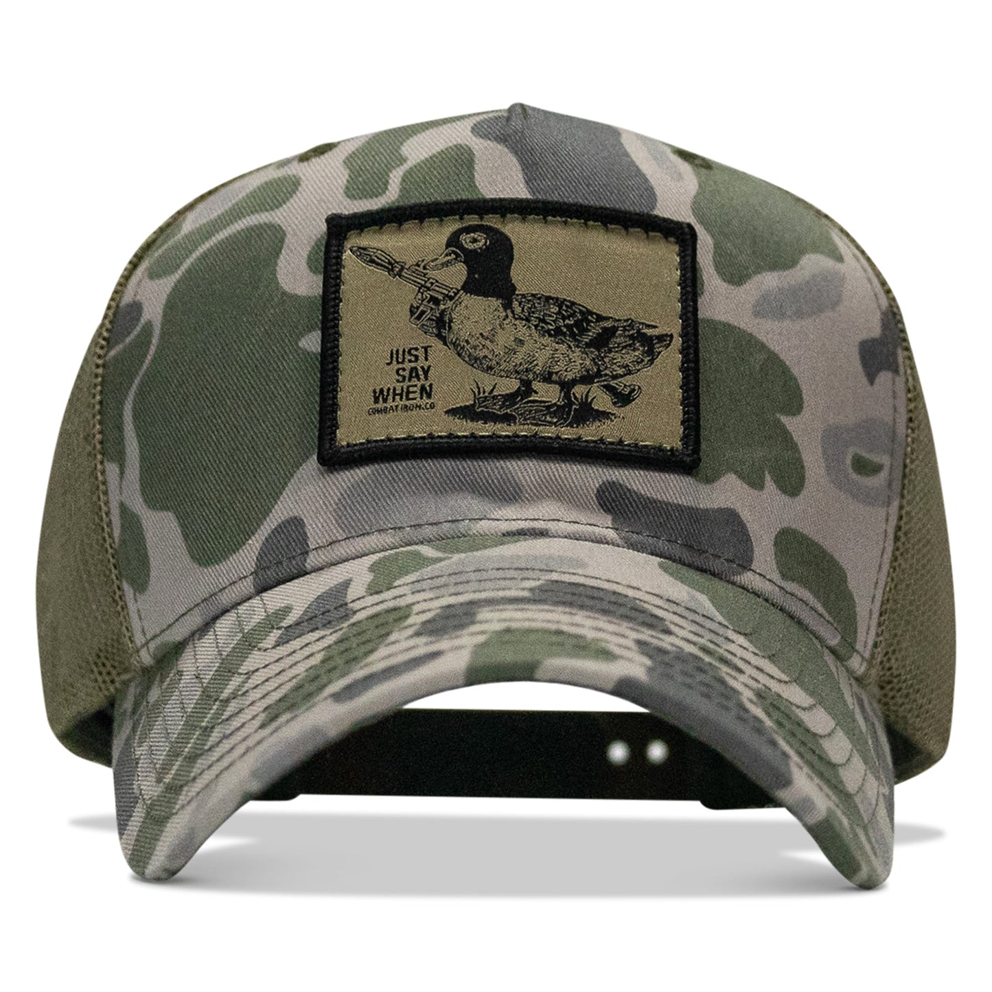 Just Say When Patch Snapback Hat