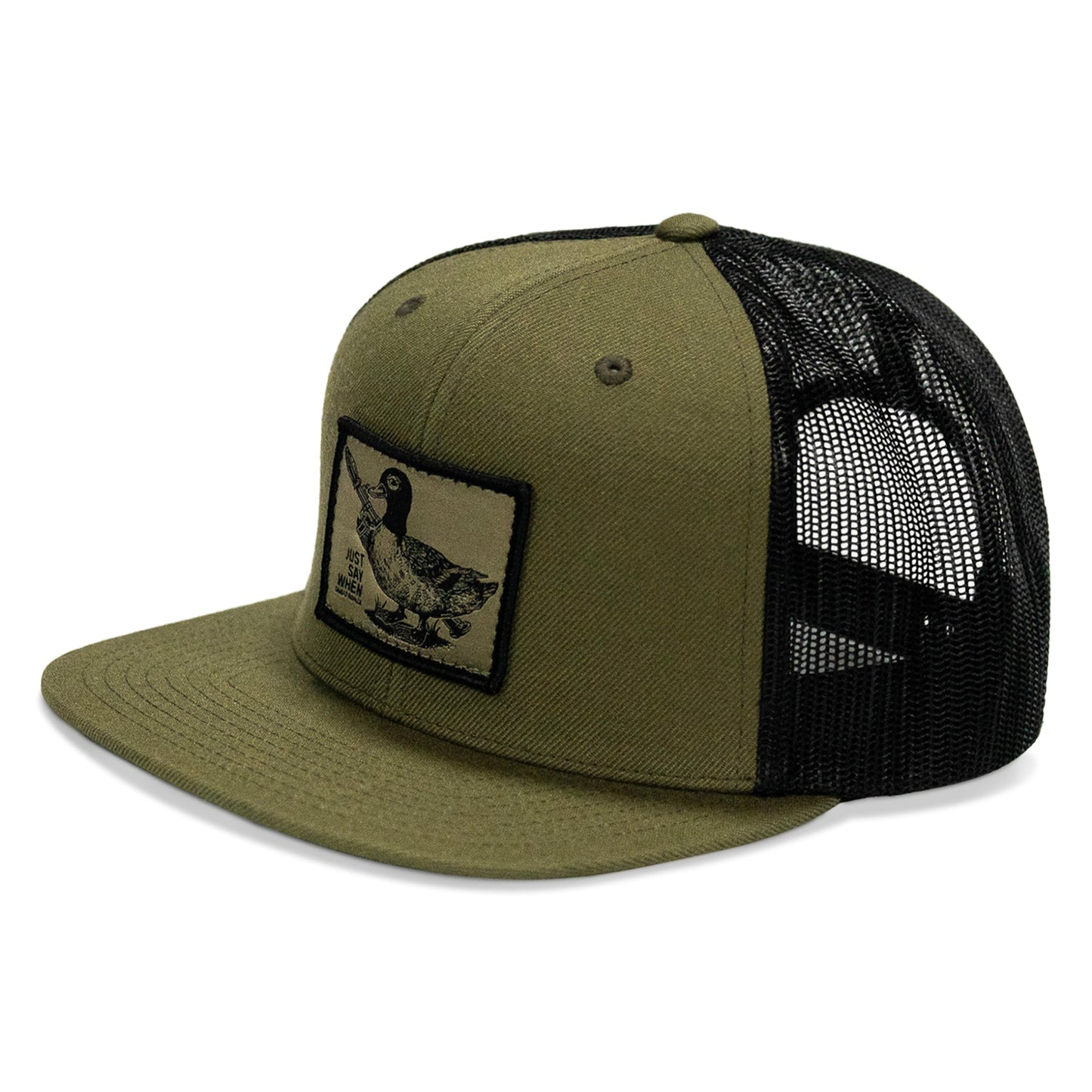 Just Say When Patch Flatbill Hat