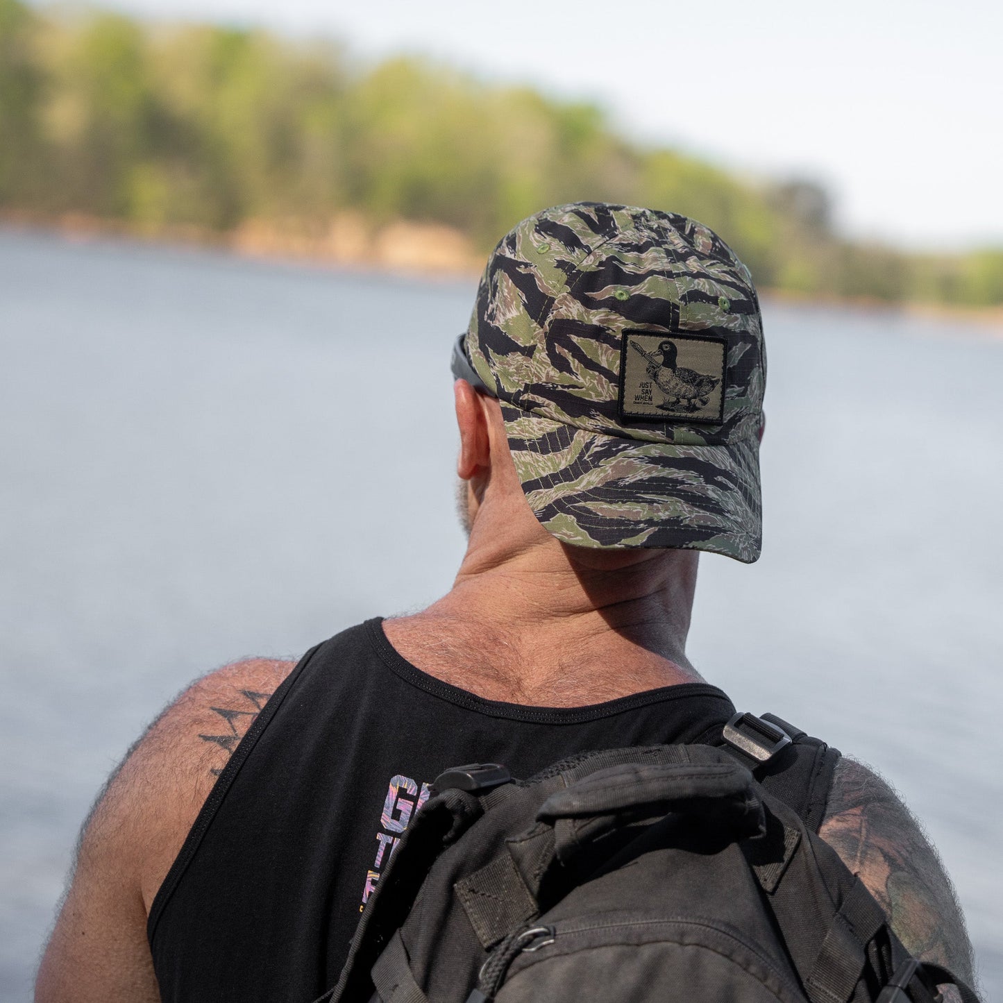 Just Say When Patch. Tactical Ripstop Mesh Snapback Hat