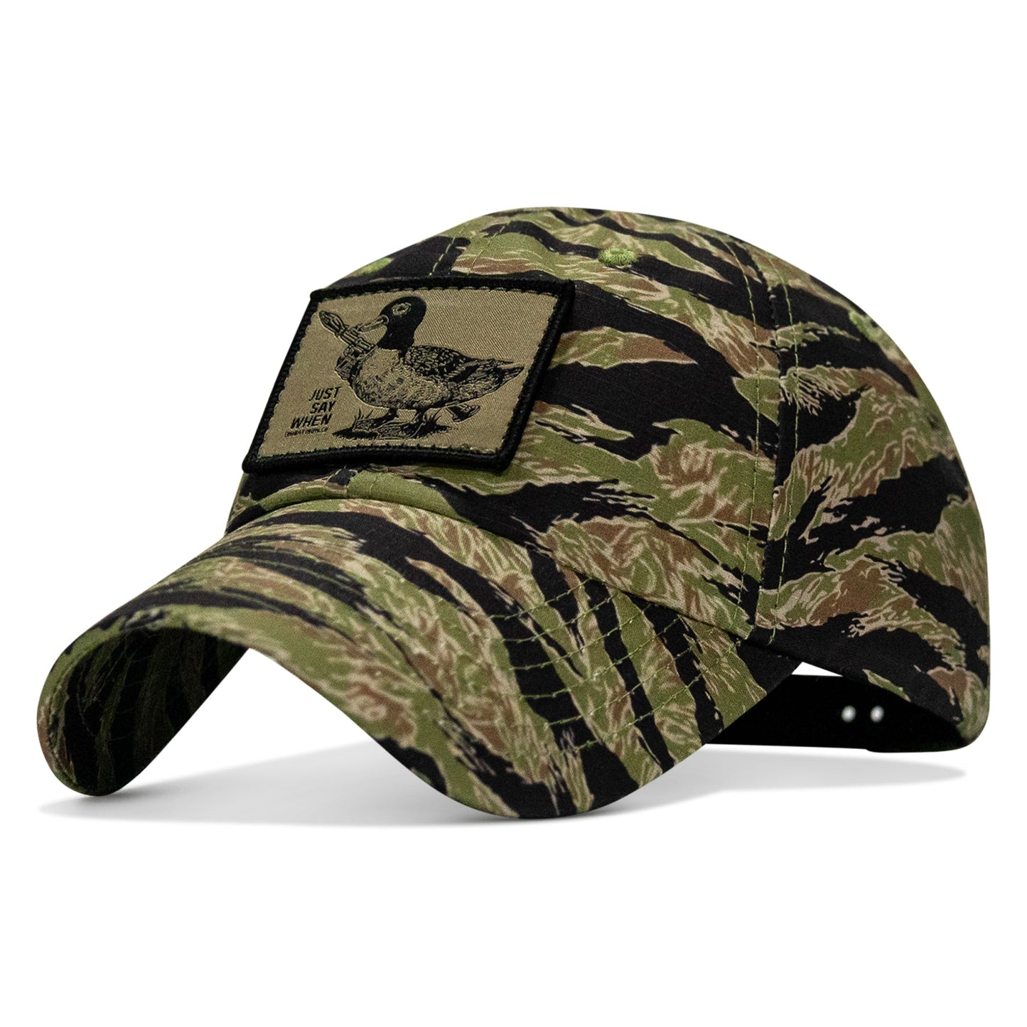 Just Say When Patch. Tactical Ripstop Mesh Snapback Hat