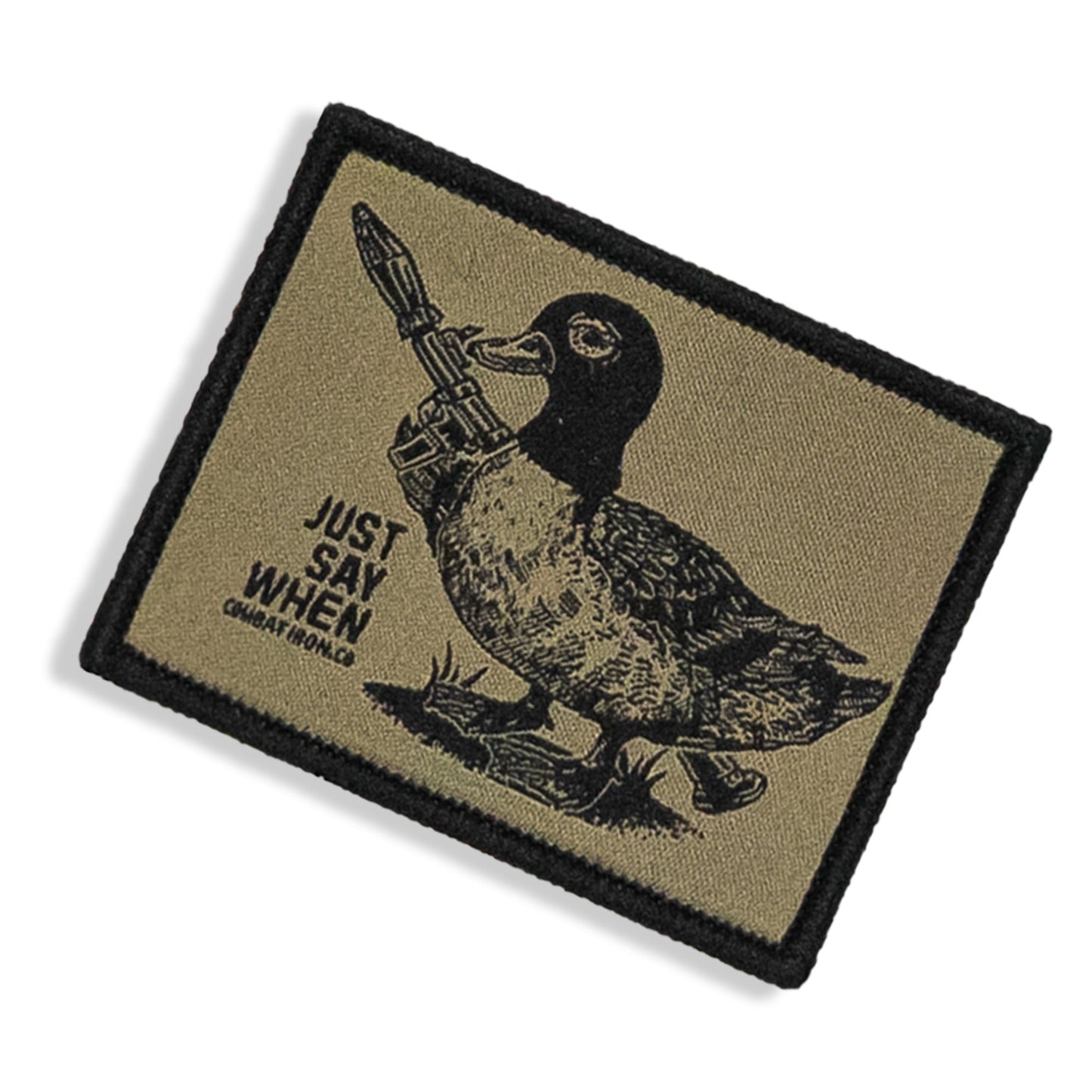 Just Say When Small Velcro Patch
