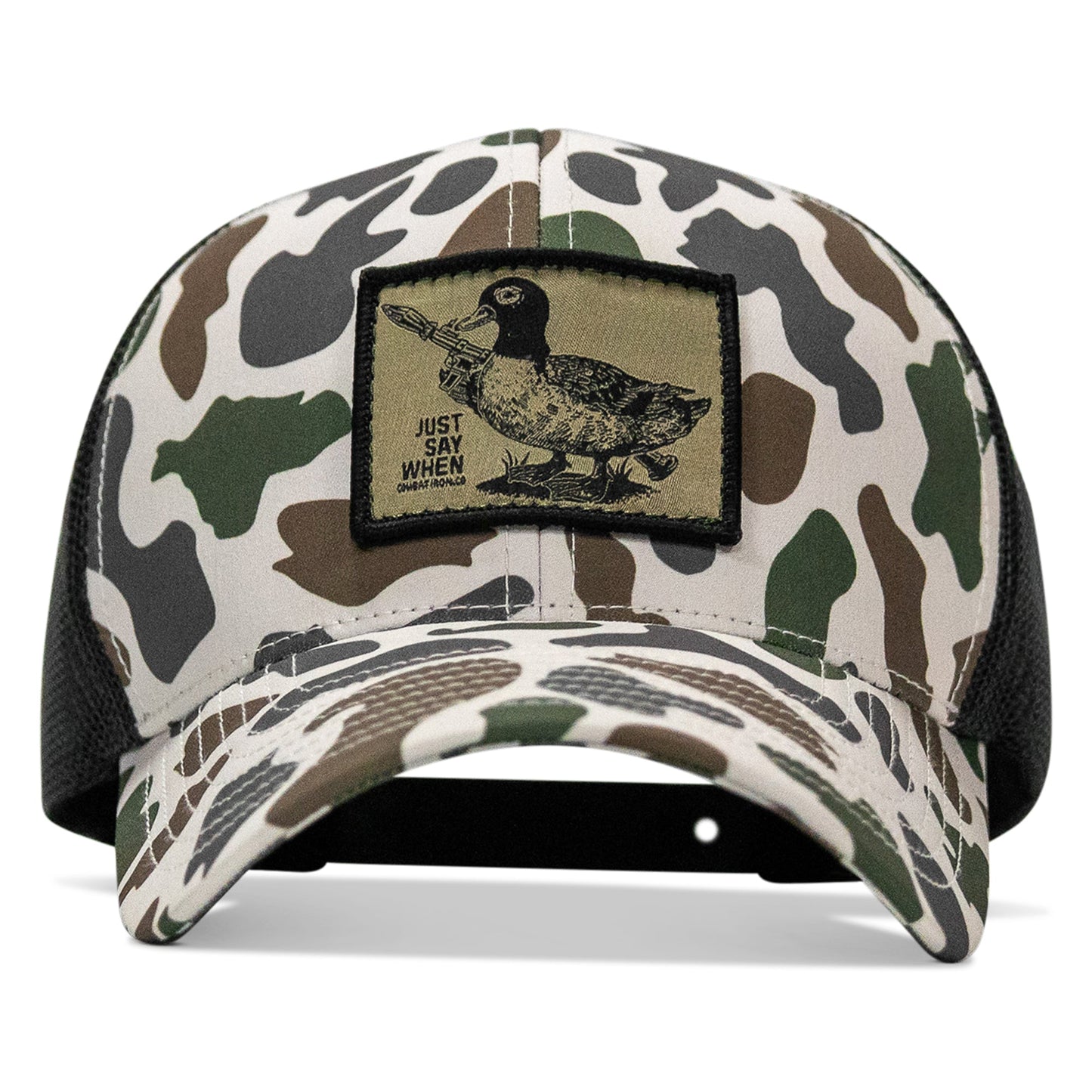 Just Say When Patch Snapback Hat