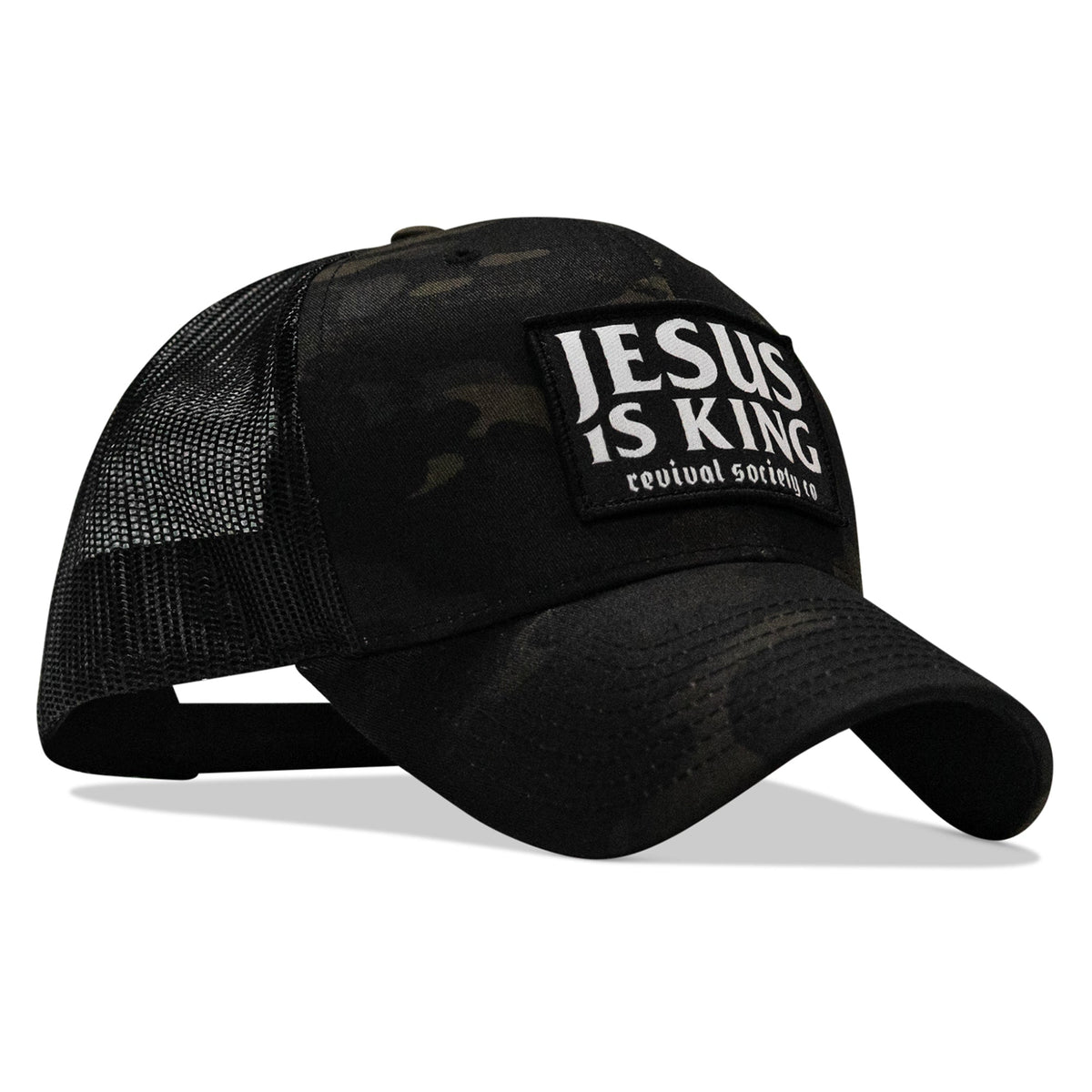 Jesus Is King Patch Snapback Hat