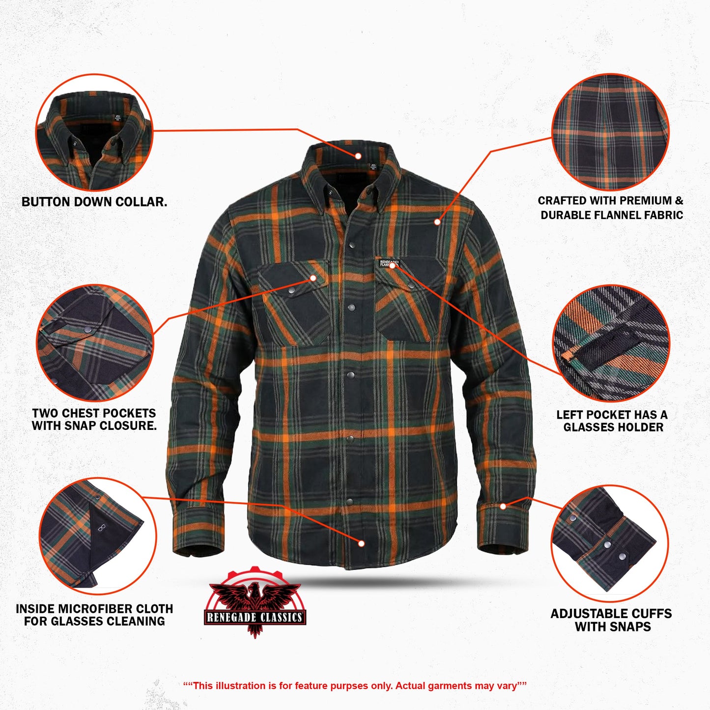 Sprucer Men’s Blue and Green Flannel Shirt