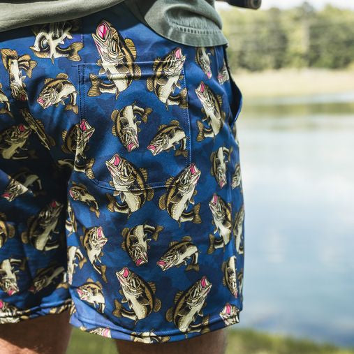 Men's Performance Athletic Shorts | 5.5"- Big Bass Daddy