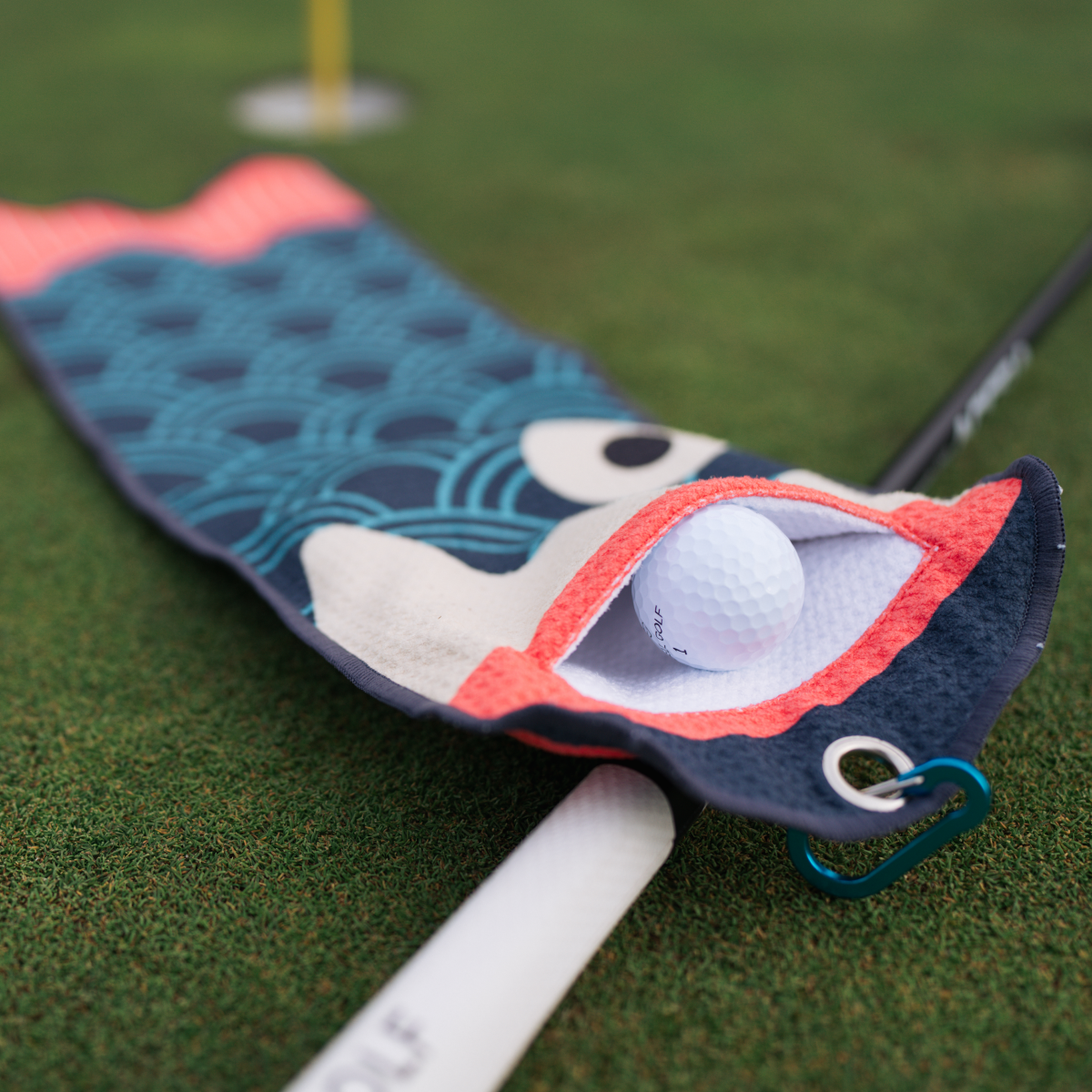 Koi Utility Towel (Blue)