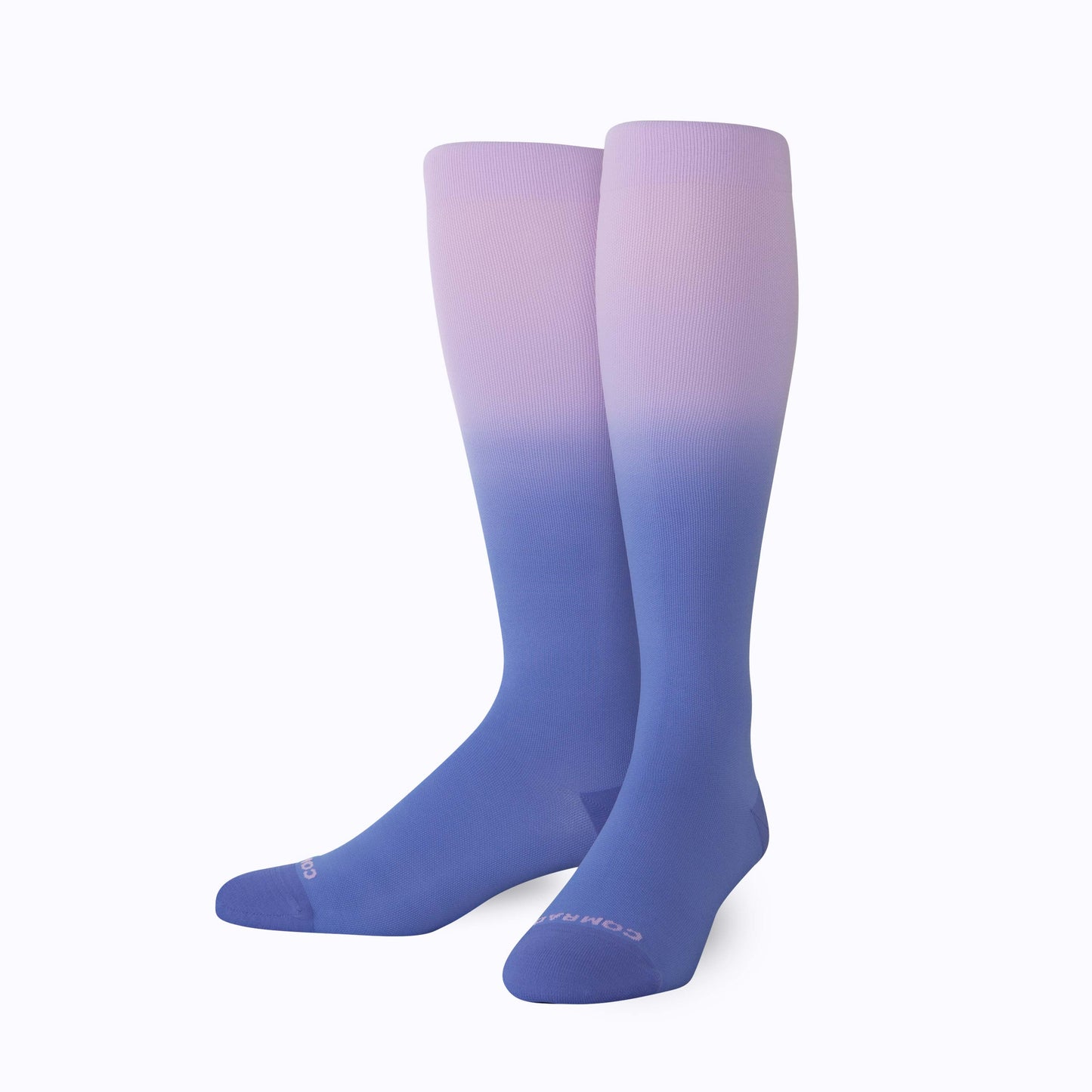 Knee-High Compression Socks – Purple Ombre
