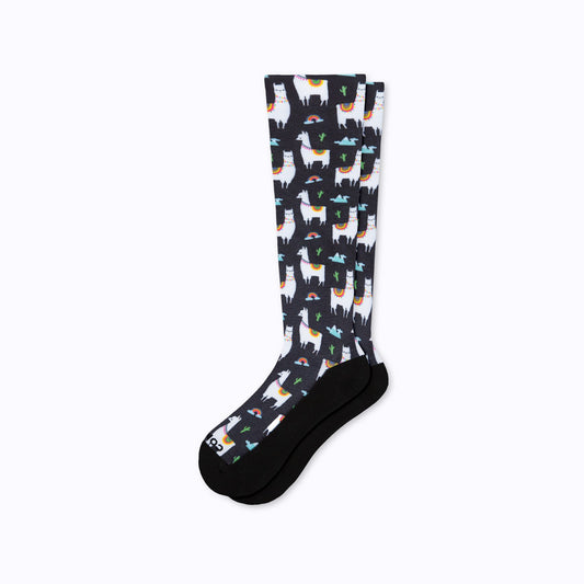 Cute Compression Socks – Llama